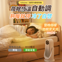 Load image into Gallery viewer, 日本Yohome 全向自動4D搖頭均勻全身循環暖智感控開四季用暖風機PRO
